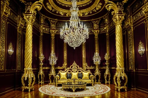 photo from pinterest of baroque-style interior designed (exhibition space interior) . with crystal and glass accents and pedestal feet and intricate carvings and ornaments and emotional exuberance and twisted columns and grandeur and heavy moldings and opulent and colossal furniture. . cinematic photo, highly detailed, cinematic lighting, ultra-detailed, ultrarealistic, photorealism, 8k. trending on pinterest. baroque interior design style. masterpiece, cinematic light, ultrarealistic+, photorealistic+, 8k, raw photo, realistic, sharp focus on eyes, (symmetrical eyes), (intact eyes), hyperrealistic, highest quality, best quality, , highly detailed, masterpiece, best quality, extremely detailed 8k wallpaper, masterpiece, best quality, ultra-detailed, best shadow, detailed background, detailed face, detailed eyes, high contrast, best illumination, detailed face, dulux, caustic, dynamic angle, detailed glow. dramatic lighting. highly detailed, insanely detailed hair, symmetrical, intricate details, professionally retouched, 8k high definition. strong bokeh. award winning photo.