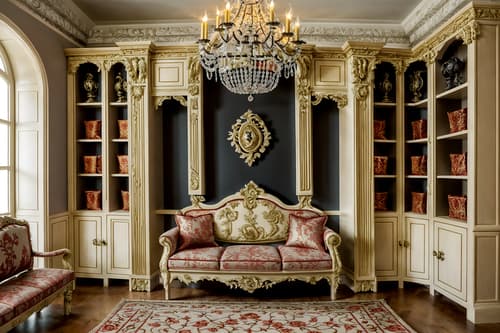photo from pinterest of baroque-style interior designed (drop zone interior) with wall hooks for coats and storage baskets and a bench and high up storage and shelves for shoes and cabinets and lockers and storage drawers. . with twisted columns and pedestal feet and drama and heavy moldings and crystal and glass accents and dynamism and luxurious floral and damask fabrics and intricate carvings and ornaments. . cinematic photo, highly detailed, cinematic lighting, ultra-detailed, ultrarealistic, photorealism, 8k. trending on pinterest. baroque interior design style. masterpiece, cinematic light, ultrarealistic+, photorealistic+, 8k, raw photo, realistic, sharp focus on eyes, (symmetrical eyes), (intact eyes), hyperrealistic, highest quality, best quality, , highly detailed, masterpiece, best quality, extremely detailed 8k wallpaper, masterpiece, best quality, ultra-detailed, best shadow, detailed background, detailed face, detailed eyes, high contrast, best illumination, detailed face, dulux, caustic, dynamic angle, detailed glow. dramatic lighting. highly detailed, insanely detailed hair, symmetrical, intricate details, professionally retouched, 8k high definition. strong bokeh. award winning photo.