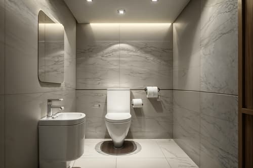 photo from pinterest of luxury-style interior designed (toilet interior) with toilet paper hanger and sink with tap and toilet with toilet seat up and toilet paper hanger. . . cinematic photo, highly detailed, cinematic lighting, ultra-detailed, ultrarealistic, photorealism, 8k. trending on pinterest. luxury interior design style. masterpiece, cinematic light, ultrarealistic+, photorealistic+, 8k, raw photo, realistic, sharp focus on eyes, (symmetrical eyes), (intact eyes), hyperrealistic, highest quality, best quality, , highly detailed, masterpiece, best quality, extremely detailed 8k wallpaper, masterpiece, best quality, ultra-detailed, best shadow, detailed background, detailed face, detailed eyes, high contrast, best illumination, detailed face, dulux, caustic, dynamic angle, detailed glow. dramatic lighting. highly detailed, insanely detailed hair, symmetrical, intricate details, professionally retouched, 8k high definition. strong bokeh. award winning photo.