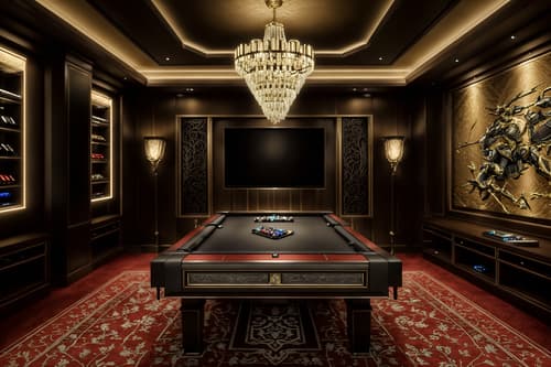 photo from pinterest of luxury-style interior designed (gaming room interior) . . cinematic photo, highly detailed, cinematic lighting, ultra-detailed, ultrarealistic, photorealism, 8k. trending on pinterest. luxury interior design style. masterpiece, cinematic light, ultrarealistic+, photorealistic+, 8k, raw photo, realistic, sharp focus on eyes, (symmetrical eyes), (intact eyes), hyperrealistic, highest quality, best quality, , highly detailed, masterpiece, best quality, extremely detailed 8k wallpaper, masterpiece, best quality, ultra-detailed, best shadow, detailed background, detailed face, detailed eyes, high contrast, best illumination, detailed face, dulux, caustic, dynamic angle, detailed glow. dramatic lighting. highly detailed, insanely detailed hair, symmetrical, intricate details, professionally retouched, 8k high definition. strong bokeh. award winning photo.