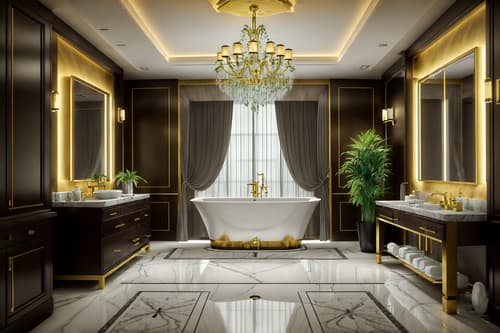 photo from pinterest of luxury-style interior designed (hotel bathroom interior) with plant and toilet seat and shower and bathroom sink with faucet and bathtub and waste basket and bathroom cabinet and mirror. . . cinematic photo, highly detailed, cinematic lighting, ultra-detailed, ultrarealistic, photorealism, 8k. trending on pinterest. luxury interior design style. masterpiece, cinematic light, ultrarealistic+, photorealistic+, 8k, raw photo, realistic, sharp focus on eyes, (symmetrical eyes), (intact eyes), hyperrealistic, highest quality, best quality, , highly detailed, masterpiece, best quality, extremely detailed 8k wallpaper, masterpiece, best quality, ultra-detailed, best shadow, detailed background, detailed face, detailed eyes, high contrast, best illumination, detailed face, dulux, caustic, dynamic angle, detailed glow. dramatic lighting. highly detailed, insanely detailed hair, symmetrical, intricate details, professionally retouched, 8k high definition. strong bokeh. award winning photo.