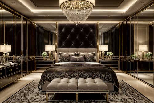 photo from pinterest of luxury-style interior designed (bedroom interior) with dresser closet and plant and headboard and bedside table or night stand and mirror and bed and storage bench or ottoman and night light. . . cinematic photo, highly detailed, cinematic lighting, ultra-detailed, ultrarealistic, photorealism, 8k. trending on pinterest. luxury interior design style. masterpiece, cinematic light, ultrarealistic+, photorealistic+, 8k, raw photo, realistic, sharp focus on eyes, (symmetrical eyes), (intact eyes), hyperrealistic, highest quality, best quality, , highly detailed, masterpiece, best quality, extremely detailed 8k wallpaper, masterpiece, best quality, ultra-detailed, best shadow, detailed background, detailed face, detailed eyes, high contrast, best illumination, detailed face, dulux, caustic, dynamic angle, detailed glow. dramatic lighting. highly detailed, insanely detailed hair, symmetrical, intricate details, professionally retouched, 8k high definition. strong bokeh. award winning photo.