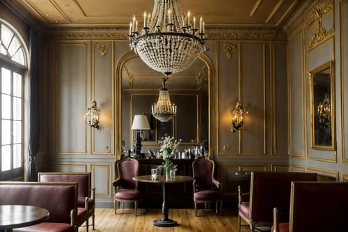 photo from pinterest of french-style interior designed (coffee shop interior) . . cinematic photo, highly detailed, cinematic lighting, ultra-detailed, ultrarealistic, photorealism, 8k. trending on pinterest. french interior design style. masterpiece, cinematic light, ultrarealistic+, photorealistic+, 8k, raw photo, realistic, sharp focus on eyes, (symmetrical eyes), (intact eyes), hyperrealistic, highest quality, best quality, , highly detailed, masterpiece, best quality, extremely detailed 8k wallpaper, masterpiece, best quality, ultra-detailed, best shadow, detailed background, detailed face, detailed eyes, high contrast, best illumination, detailed face, dulux, caustic, dynamic angle, detailed glow. dramatic lighting. highly detailed, insanely detailed hair, symmetrical, intricate details, professionally retouched, 8k high definition. strong bokeh. award winning photo.