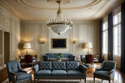 photo from pinterest of french-style interior designed (coworking space interior) with seating area with sofa and lounge chairs and office chairs and office desks and seating area with sofa. . . cinematic photo, highly detailed, cinematic lighting, ultra-detailed, ultrarealistic, photorealism, 8k. trending on pinterest. french interior design style. masterpiece, cinematic light, ultrarealistic+, photorealistic+, 8k, raw photo, realistic, sharp focus on eyes, (symmetrical eyes), (intact eyes), hyperrealistic, highest quality, best quality, , highly detailed, masterpiece, best quality, extremely detailed 8k wallpaper, masterpiece, best quality, ultra-detailed, best shadow, detailed background, detailed face, detailed eyes, high contrast, best illumination, detailed face, dulux, caustic, dynamic angle, detailed glow. dramatic lighting. highly detailed, insanely detailed hair, symmetrical, intricate details, professionally retouched, 8k high definition. strong bokeh. award winning photo.
