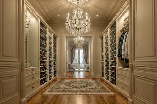 photo from pinterest of french-style interior designed (walk in closet interior) . . cinematic photo, highly detailed, cinematic lighting, ultra-detailed, ultrarealistic, photorealism, 8k. trending on pinterest. french interior design style. masterpiece, cinematic light, ultrarealistic+, photorealistic+, 8k, raw photo, realistic, sharp focus on eyes, (symmetrical eyes), (intact eyes), hyperrealistic, highest quality, best quality, , highly detailed, masterpiece, best quality, extremely detailed 8k wallpaper, masterpiece, best quality, ultra-detailed, best shadow, detailed background, detailed face, detailed eyes, high contrast, best illumination, detailed face, dulux, caustic, dynamic angle, detailed glow. dramatic lighting. highly detailed, insanely detailed hair, symmetrical, intricate details, professionally retouched, 8k high definition. strong bokeh. award winning photo.