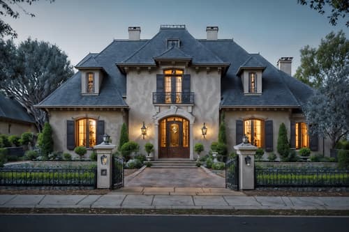photo from pinterest of french-style exterior designed (house exterior exterior) . . cinematic photo, highly detailed, cinematic lighting, ultra-detailed, ultrarealistic, photorealism, 8k. trending on pinterest. french exterior design style. masterpiece, cinematic light, ultrarealistic+, photorealistic+, 8k, raw photo, realistic, sharp focus on eyes, (symmetrical eyes), (intact eyes), hyperrealistic, highest quality, best quality, , highly detailed, masterpiece, best quality, extremely detailed 8k wallpaper, masterpiece, best quality, ultra-detailed, best shadow, detailed background, detailed face, detailed eyes, high contrast, best illumination, detailed face, dulux, caustic, dynamic angle, detailed glow. dramatic lighting. highly detailed, insanely detailed hair, symmetrical, intricate details, professionally retouched, 8k high definition. strong bokeh. award winning photo.
