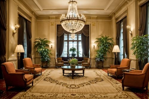 photo from pinterest of french-style interior designed (hotel lobby interior) with rug and hanging lamps and plant and furniture and sofas and lounge chairs and check in desk and coffee tables. . . cinematic photo, highly detailed, cinematic lighting, ultra-detailed, ultrarealistic, photorealism, 8k. trending on pinterest. french interior design style. masterpiece, cinematic light, ultrarealistic+, photorealistic+, 8k, raw photo, realistic, sharp focus on eyes, (symmetrical eyes), (intact eyes), hyperrealistic, highest quality, best quality, , highly detailed, masterpiece, best quality, extremely detailed 8k wallpaper, masterpiece, best quality, ultra-detailed, best shadow, detailed background, detailed face, detailed eyes, high contrast, best illumination, detailed face, dulux, caustic, dynamic angle, detailed glow. dramatic lighting. highly detailed, insanely detailed hair, symmetrical, intricate details, professionally retouched, 8k high definition. strong bokeh. award winning photo.