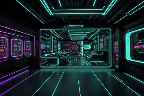 photo from pinterest of cyberpunk-style interior designed (clothing store interior) . with futuristic cybernetic city and synthetic objects and led lights and surrealist paintings and black lights and futuristic cybernetic details and minimalist and clean straight square lines. . cinematic photo, highly detailed, cinematic lighting, ultra-detailed, ultrarealistic, photorealism, 8k. trending on pinterest. cyberpunk interior design style. masterpiece, cinematic light, ultrarealistic+, photorealistic+, 8k, raw photo, realistic, sharp focus on eyes, (symmetrical eyes), (intact eyes), hyperrealistic, highest quality, best quality, , highly detailed, masterpiece, best quality, extremely detailed 8k wallpaper, masterpiece, best quality, ultra-detailed, best shadow, detailed background, detailed face, detailed eyes, high contrast, best illumination, detailed face, dulux, caustic, dynamic angle, detailed glow. dramatic lighting. highly detailed, insanely detailed hair, symmetrical, intricate details, professionally retouched, 8k high definition. strong bokeh. award winning photo.