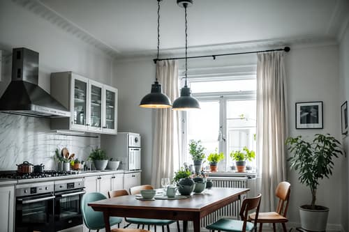 photo from pinterest of scandinavian-style interior designed (kitchen living combo interior) with rug and furniture and electric lamps and chairs and plant and worktops and sink and televisions. . with . . cinematic photo, highly detailed, cinematic lighting, ultra-detailed, ultrarealistic, photorealism, 8k. trending on pinterest. scandinavian interior design style. masterpiece, cinematic light, ultrarealistic+, photorealistic+, 8k, raw photo, realistic, sharp focus on eyes, (symmetrical eyes), (intact eyes), hyperrealistic, highest quality, best quality, , highly detailed, masterpiece, best quality, extremely detailed 8k wallpaper, masterpiece, best quality, ultra-detailed, best shadow, detailed background, detailed face, detailed eyes, high contrast, best illumination, detailed face, dulux, caustic, dynamic angle, detailed glow. dramatic lighting. highly detailed, insanely detailed hair, symmetrical, intricate details, professionally retouched, 8k high definition. strong bokeh. award winning photo.