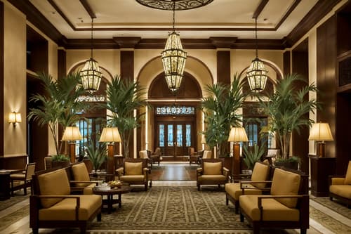photo from pinterest of mediterranean-style interior designed (hotel lobby interior) with furniture and hanging lamps and plant and check in desk and rug and sofas and coffee tables and lounge chairs. . . cinematic photo, highly detailed, cinematic lighting, ultra-detailed, ultrarealistic, photorealism, 8k. trending on pinterest. mediterranean interior design style. masterpiece, cinematic light, ultrarealistic+, photorealistic+, 8k, raw photo, realistic, sharp focus on eyes, (symmetrical eyes), (intact eyes), hyperrealistic, highest quality, best quality, , highly detailed, masterpiece, best quality, extremely detailed 8k wallpaper, masterpiece, best quality, ultra-detailed, best shadow, detailed background, detailed face, detailed eyes, high contrast, best illumination, detailed face, dulux, caustic, dynamic angle, detailed glow. dramatic lighting. highly detailed, insanely detailed hair, symmetrical, intricate details, professionally retouched, 8k high definition. strong bokeh. award winning photo.