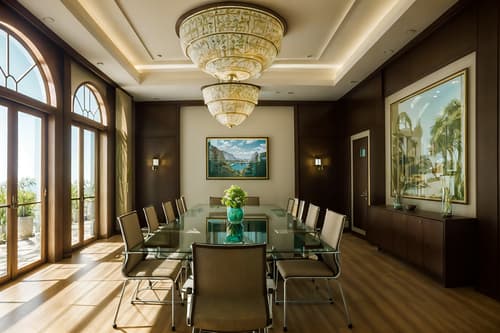 photo from pinterest of mediterranean-style interior designed (meeting room interior) with office chairs and painting or photo on wall and cabinets and glass walls and glass doors and plant and vase and boardroom table. . . cinematic photo, highly detailed, cinematic lighting, ultra-detailed, ultrarealistic, photorealism, 8k. trending on pinterest. mediterranean interior design style. masterpiece, cinematic light, ultrarealistic+, photorealistic+, 8k, raw photo, realistic, sharp focus on eyes, (symmetrical eyes), (intact eyes), hyperrealistic, highest quality, best quality, , highly detailed, masterpiece, best quality, extremely detailed 8k wallpaper, masterpiece, best quality, ultra-detailed, best shadow, detailed background, detailed face, detailed eyes, high contrast, best illumination, detailed face, dulux, caustic, dynamic angle, detailed glow. dramatic lighting. highly detailed, insanely detailed hair, symmetrical, intricate details, professionally retouched, 8k high definition. strong bokeh. award winning photo.