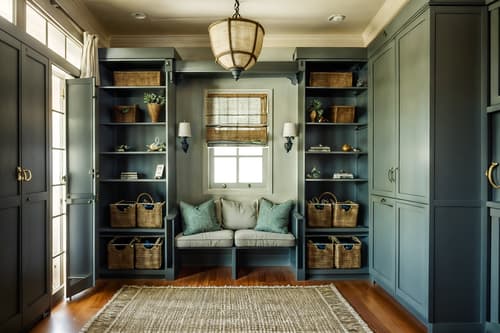 photo from pinterest of mediterranean-style interior designed (drop zone interior) with cubbies and a bench and storage baskets and shelves for shoes and lockers and high up storage and storage drawers and wall hooks for coats. . . cinematic photo, highly detailed, cinematic lighting, ultra-detailed, ultrarealistic, photorealism, 8k. trending on pinterest. mediterranean interior design style. masterpiece, cinematic light, ultrarealistic+, photorealistic+, 8k, raw photo, realistic, sharp focus on eyes, (symmetrical eyes), (intact eyes), hyperrealistic, highest quality, best quality, , highly detailed, masterpiece, best quality, extremely detailed 8k wallpaper, masterpiece, best quality, ultra-detailed, best shadow, detailed background, detailed face, detailed eyes, high contrast, best illumination, detailed face, dulux, caustic, dynamic angle, detailed glow. dramatic lighting. highly detailed, insanely detailed hair, symmetrical, intricate details, professionally retouched, 8k high definition. strong bokeh. award winning photo.
