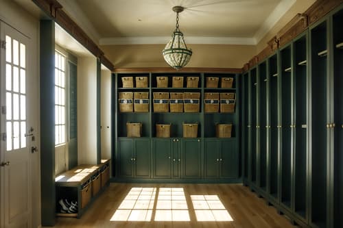 photo from pinterest of mediterranean-style interior designed (drop zone interior) with cubbies and a bench and storage baskets and shelves for shoes and lockers and high up storage and storage drawers and wall hooks for coats. . . cinematic photo, highly detailed, cinematic lighting, ultra-detailed, ultrarealistic, photorealism, 8k. trending on pinterest. mediterranean interior design style. masterpiece, cinematic light, ultrarealistic+, photorealistic+, 8k, raw photo, realistic, sharp focus on eyes, (symmetrical eyes), (intact eyes), hyperrealistic, highest quality, best quality, , highly detailed, masterpiece, best quality, extremely detailed 8k wallpaper, masterpiece, best quality, ultra-detailed, best shadow, detailed background, detailed face, detailed eyes, high contrast, best illumination, detailed face, dulux, caustic, dynamic angle, detailed glow. dramatic lighting. highly detailed, insanely detailed hair, symmetrical, intricate details, professionally retouched, 8k high definition. strong bokeh. award winning photo.