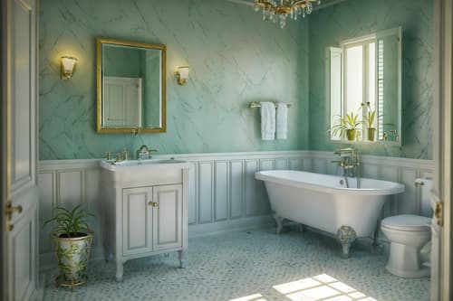 photo from pinterest of mediterranean-style interior designed (bathroom interior) with bathroom cabinet and bath rail and mirror and bathtub and waste basket and toilet seat and plant and shower. . . cinematic photo, highly detailed, cinematic lighting, ultra-detailed, ultrarealistic, photorealism, 8k. trending on pinterest. mediterranean interior design style. masterpiece, cinematic light, ultrarealistic+, photorealistic+, 8k, raw photo, realistic, sharp focus on eyes, (symmetrical eyes), (intact eyes), hyperrealistic, highest quality, best quality, , highly detailed, masterpiece, best quality, extremely detailed 8k wallpaper, masterpiece, best quality, ultra-detailed, best shadow, detailed background, detailed face, detailed eyes, high contrast, best illumination, detailed face, dulux, caustic, dynamic angle, detailed glow. dramatic lighting. highly detailed, insanely detailed hair, symmetrical, intricate details, professionally retouched, 8k high definition. strong bokeh. award winning photo.