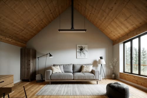 photo from pinterest of modern-style interior designed (attic interior) . with open and natural lighting and natural materials and elements and practicality and functionality and neutral walls and textures and simple, clean lines and simplistic furniture and open and natural lighting. . cinematic photo, highly detailed, cinematic lighting, ultra-detailed, ultrarealistic, photorealism, 8k. trending on pinterest. modern interior design style. masterpiece, cinematic light, ultrarealistic+, photorealistic+, 8k, raw photo, realistic, sharp focus on eyes, (symmetrical eyes), (intact eyes), hyperrealistic, highest quality, best quality, , highly detailed, masterpiece, best quality, extremely detailed 8k wallpaper, masterpiece, best quality, ultra-detailed, best shadow, detailed background, detailed face, detailed eyes, high contrast, best illumination, detailed face, dulux, caustic, dynamic angle, detailed glow. dramatic lighting. highly detailed, insanely detailed hair, symmetrical, intricate details, professionally retouched, 8k high definition. strong bokeh. award winning photo.