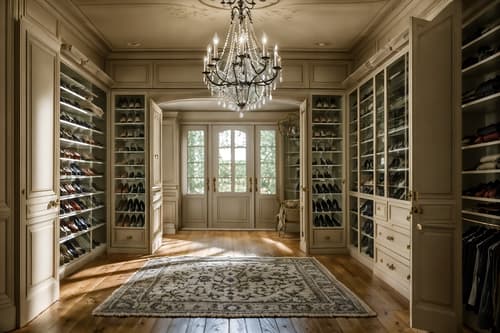 photo from pinterest of french country-style interior designed (walk in closet interior) . with . . cinematic photo, highly detailed, cinematic lighting, ultra-detailed, ultrarealistic, photorealism, 8k. trending on pinterest. french country interior design style. masterpiece, cinematic light, ultrarealistic+, photorealistic+, 8k, raw photo, realistic, sharp focus on eyes, (symmetrical eyes), (intact eyes), hyperrealistic, highest quality, best quality, , highly detailed, masterpiece, best quality, extremely detailed 8k wallpaper, masterpiece, best quality, ultra-detailed, best shadow, detailed background, detailed face, detailed eyes, high contrast, best illumination, detailed face, dulux, caustic, dynamic angle, detailed glow. dramatic lighting. highly detailed, insanely detailed hair, symmetrical, intricate details, professionally retouched, 8k high definition. strong bokeh. award winning photo.