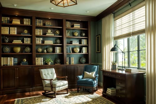 photo from pinterest of nautical-style interior designed (study room interior) with bookshelves and lounge chair and desk lamp and office chair and writing desk and plant and cabinets and bookshelves. . . cinematic photo, highly detailed, cinematic lighting, ultra-detailed, ultrarealistic, photorealism, 8k. trending on pinterest. nautical interior design style. masterpiece, cinematic light, ultrarealistic+, photorealistic+, 8k, raw photo, realistic, sharp focus on eyes, (symmetrical eyes), (intact eyes), hyperrealistic, highest quality, best quality, , highly detailed, masterpiece, best quality, extremely detailed 8k wallpaper, masterpiece, best quality, ultra-detailed, best shadow, detailed background, detailed face, detailed eyes, high contrast, best illumination, detailed face, dulux, caustic, dynamic angle, detailed glow. dramatic lighting. highly detailed, insanely detailed hair, symmetrical, intricate details, professionally retouched, 8k high definition. strong bokeh. award winning photo.