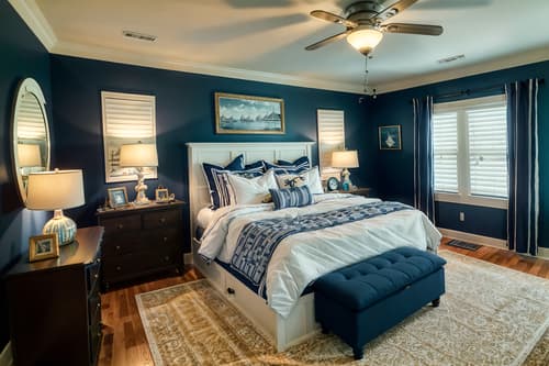 photo from pinterest of nautical-style interior designed (kids room interior) with bed and bedside table or night stand and accent chair and storage bench or ottoman and mirror and headboard and dresser closet and night light. . . cinematic photo, highly detailed, cinematic lighting, ultra-detailed, ultrarealistic, photorealism, 8k. trending on pinterest. nautical interior design style. masterpiece, cinematic light, ultrarealistic+, photorealistic+, 8k, raw photo, realistic, sharp focus on eyes, (symmetrical eyes), (intact eyes), hyperrealistic, highest quality, best quality, , highly detailed, masterpiece, best quality, extremely detailed 8k wallpaper, masterpiece, best quality, ultra-detailed, best shadow, detailed background, detailed face, detailed eyes, high contrast, best illumination, detailed face, dulux, caustic, dynamic angle, detailed glow. dramatic lighting. highly detailed, insanely detailed hair, symmetrical, intricate details, professionally retouched, 8k high definition. strong bokeh. award winning photo.
