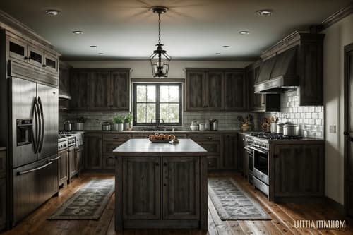 photo from pinterest of farmhouse-style interior designed (kitchen interior) with stove and refrigerator and sink and kitchen cabinets and worktops and plant and stove. . with . . cinematic photo, highly detailed, cinematic lighting, ultra-detailed, ultrarealistic, photorealism, 8k. trending on pinterest. farmhouse interior design style. masterpiece, cinematic light, ultrarealistic+, photorealistic+, 8k, raw photo, realistic, sharp focus on eyes, (symmetrical eyes), (intact eyes), hyperrealistic, highest quality, best quality, , highly detailed, masterpiece, best quality, extremely detailed 8k wallpaper, masterpiece, best quality, ultra-detailed, best shadow, detailed background, detailed face, detailed eyes, high contrast, best illumination, detailed face, dulux, caustic, dynamic angle, detailed glow. dramatic lighting. highly detailed, insanely detailed hair, symmetrical, intricate details, professionally retouched, 8k high definition. strong bokeh. award winning photo.