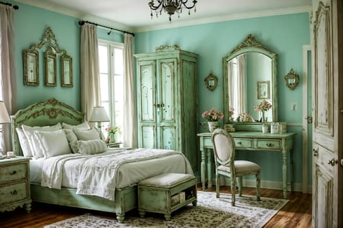 photo from pinterest of shabby chic-style interior designed (hotel room interior) with hotel bathroom and bed and mirror and night light and storage bench or ottoman and plant and bedside table or night stand and working desk with desk chair. . . cinematic photo, highly detailed, cinematic lighting, ultra-detailed, ultrarealistic, photorealism, 8k. trending on pinterest. shabby chic interior design style. masterpiece, cinematic light, ultrarealistic+, photorealistic+, 8k, raw photo, realistic, sharp focus on eyes, (symmetrical eyes), (intact eyes), hyperrealistic, highest quality, best quality, , highly detailed, masterpiece, best quality, extremely detailed 8k wallpaper, masterpiece, best quality, ultra-detailed, best shadow, detailed background, detailed face, detailed eyes, high contrast, best illumination, detailed face, dulux, caustic, dynamic angle, detailed glow. dramatic lighting. highly detailed, insanely detailed hair, symmetrical, intricate details, professionally retouched, 8k high definition. strong bokeh. award winning photo.