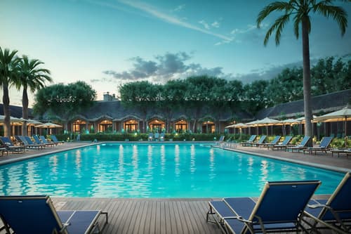 photo from pinterest of parisian-style designed (outdoor pool area ) with pool lounge chairs and pool and pool lights and pool lounge chairs. . . cinematic photo, highly detailed, cinematic lighting, ultra-detailed, ultrarealistic, photorealism, 8k. trending on pinterest. parisian design style. masterpiece, cinematic light, ultrarealistic+, photorealistic+, 8k, raw photo, realistic, sharp focus on eyes, (symmetrical eyes), (intact eyes), hyperrealistic, highest quality, best quality, , highly detailed, masterpiece, best quality, extremely detailed 8k wallpaper, masterpiece, best quality, ultra-detailed, best shadow, detailed background, detailed face, detailed eyes, high contrast, best illumination, detailed face, dulux, caustic, dynamic angle, detailed glow. dramatic lighting. highly detailed, insanely detailed hair, symmetrical, intricate details, professionally retouched, 8k high definition. strong bokeh. award winning photo.