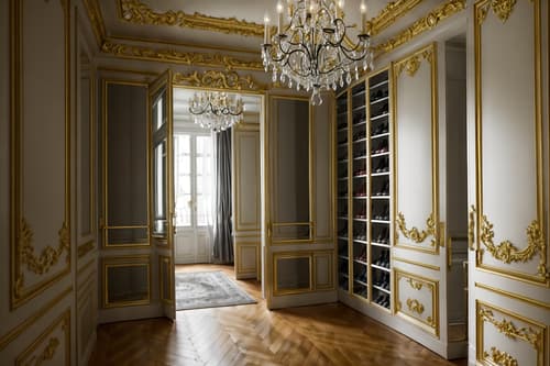 photo from pinterest of parisian-style interior designed (walk in closet interior) . . cinematic photo, highly detailed, cinematic lighting, ultra-detailed, ultrarealistic, photorealism, 8k. trending on pinterest. parisian interior design style. masterpiece, cinematic light, ultrarealistic+, photorealistic+, 8k, raw photo, realistic, sharp focus on eyes, (symmetrical eyes), (intact eyes), hyperrealistic, highest quality, best quality, , highly detailed, masterpiece, best quality, extremely detailed 8k wallpaper, masterpiece, best quality, ultra-detailed, best shadow, detailed background, detailed face, detailed eyes, high contrast, best illumination, detailed face, dulux, caustic, dynamic angle, detailed glow. dramatic lighting. highly detailed, insanely detailed hair, symmetrical, intricate details, professionally retouched, 8k high definition. strong bokeh. award winning photo.