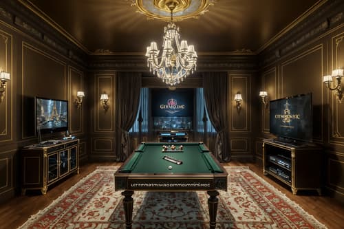 photo from pinterest of parisian-style interior designed (gaming room interior) . . cinematic photo, highly detailed, cinematic lighting, ultra-detailed, ultrarealistic, photorealism, 8k. trending on pinterest. parisian interior design style. masterpiece, cinematic light, ultrarealistic+, photorealistic+, 8k, raw photo, realistic, sharp focus on eyes, (symmetrical eyes), (intact eyes), hyperrealistic, highest quality, best quality, , highly detailed, masterpiece, best quality, extremely detailed 8k wallpaper, masterpiece, best quality, ultra-detailed, best shadow, detailed background, detailed face, detailed eyes, high contrast, best illumination, detailed face, dulux, caustic, dynamic angle, detailed glow. dramatic lighting. highly detailed, insanely detailed hair, symmetrical, intricate details, professionally retouched, 8k high definition. strong bokeh. award winning photo.