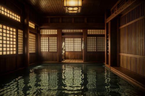 photo from pinterest of vintage-style interior designed (onsen interior) . with . . cinematic photo, highly detailed, cinematic lighting, ultra-detailed, ultrarealistic, photorealism, 8k. trending on pinterest. vintage interior design style. masterpiece, cinematic light, ultrarealistic+, photorealistic+, 8k, raw photo, realistic, sharp focus on eyes, (symmetrical eyes), (intact eyes), hyperrealistic, highest quality, best quality, , highly detailed, masterpiece, best quality, extremely detailed 8k wallpaper, masterpiece, best quality, ultra-detailed, best shadow, detailed background, detailed face, detailed eyes, high contrast, best illumination, detailed face, dulux, caustic, dynamic angle, detailed glow. dramatic lighting. highly detailed, insanely detailed hair, symmetrical, intricate details, professionally retouched, 8k high definition. strong bokeh. award winning photo.