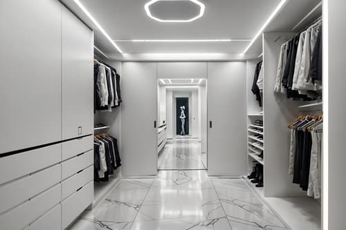 photo from pinterest of futuristic-style interior designed (walk in closet interior) . with neutral background and bright accents and spaceship interior and futurism minimalist interior and smooth marble and monochromatic palette and strong geometric walls and circular shapes and minimalist clean lines. . cinematic photo, highly detailed, cinematic lighting, ultra-detailed, ultrarealistic, photorealism, 8k. trending on pinterest. futuristic interior design style. masterpiece, cinematic light, ultrarealistic+, photorealistic+, 8k, raw photo, realistic, sharp focus on eyes, (symmetrical eyes), (intact eyes), hyperrealistic, highest quality, best quality, , highly detailed, masterpiece, best quality, extremely detailed 8k wallpaper, masterpiece, best quality, ultra-detailed, best shadow, detailed background, detailed face, detailed eyes, high contrast, best illumination, detailed face, dulux, caustic, dynamic angle, detailed glow. dramatic lighting. highly detailed, insanely detailed hair, symmetrical, intricate details, professionally retouched, 8k high definition. strong bokeh. award winning photo.
