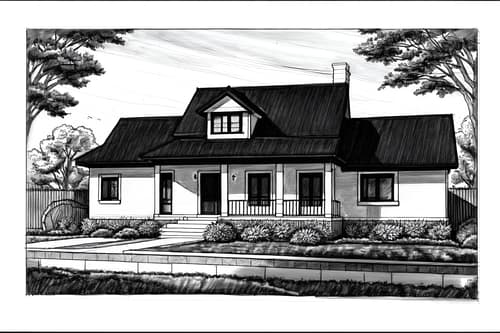 (hand-drawn monochrome black and white sketch line drawing)++ of sketch-style exterior designed (house exterior) architecture house exterior. a sketch of exterior. with . . a sketch of exterior. trending on artstation. black and white line drawing sketch without colors. masterpiece, cinematic light, ultrarealistic+, photorealistic+, 8k, raw photo, realistic, sharp focus on eyes, (symmetrical eyes), (intact eyes), hyperrealistic, highest quality, best quality, , highly detailed, masterpiece, best quality, extremely detailed 8k wallpaper, masterpiece, best quality, ultra-detailed, best shadow, detailed background, detailed face, detailed eyes, high contrast, best illumination, detailed face, dulux, caustic, dynamic angle, detailed glow. dramatic lighting. highly detailed, insanely detailed hair, symmetrical, intricate details, professionally retouched, 8k high definition. strong bokeh. award winning photo.