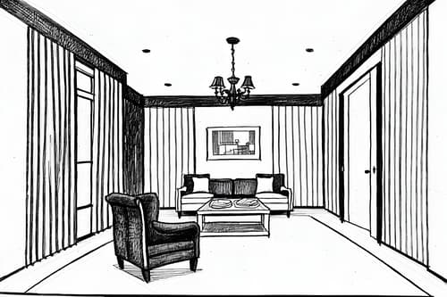 (hand-drawn monochrome black and white sketch line drawing)++ of sketch-style interior designed (hotel room) apartment interior. a sketch of interior. with . . a sketch of interior. with dresser closet and accent chair and mirror. trending on artstation. black and white line drawing sketch without colors. masterpiece, cinematic light, ultrarealistic+, photorealistic+, 8k, raw photo, realistic, sharp focus on eyes, (symmetrical eyes), (intact eyes), hyperrealistic, highest quality, best quality, , highly detailed, masterpiece, best quality, extremely detailed 8k wallpaper, masterpiece, best quality, ultra-detailed, best shadow, detailed background, detailed face, detailed eyes, high contrast, best illumination, detailed face, dulux, caustic, dynamic angle, detailed glow. dramatic lighting. highly detailed, insanely detailed hair, symmetrical, intricate details, professionally retouched, 8k high definition. strong bokeh. award winning photo.