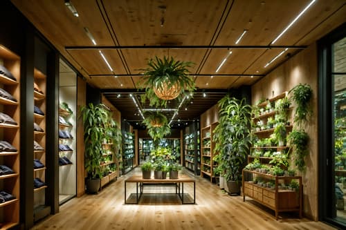 photo from pinterest of biophilic-style interior designed (clothing store interior) . with linen materials and plants and images of nature and images of animals and wood materials and features of the natural world and cork materials and fresh air. . cinematic photo, highly detailed, cinematic lighting, ultra-detailed, ultrarealistic, photorealism, 8k. trending on pinterest. biophilic interior design style. masterpiece, cinematic light, ultrarealistic+, photorealistic+, 8k, raw photo, realistic, sharp focus on eyes, (symmetrical eyes), (intact eyes), hyperrealistic, highest quality, best quality, , highly detailed, masterpiece, best quality, extremely detailed 8k wallpaper, masterpiece, best quality, ultra-detailed, best shadow, detailed background, detailed face, detailed eyes, high contrast, best illumination, detailed face, dulux, caustic, dynamic angle, detailed glow. dramatic lighting. highly detailed, insanely detailed hair, symmetrical, intricate details, professionally retouched, 8k high definition. strong bokeh. award winning photo.