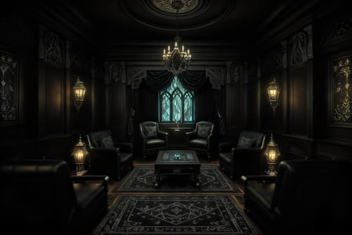 photo from pinterest of gothic-style interior designed (gaming room interior) . . cinematic photo, highly detailed, cinematic lighting, ultra-detailed, ultrarealistic, photorealism, 8k. trending on pinterest. gothic interior design style. masterpiece, cinematic light, ultrarealistic+, photorealistic+, 8k, raw photo, realistic, sharp focus on eyes, (symmetrical eyes), (intact eyes), hyperrealistic, highest quality, best quality, , highly detailed, masterpiece, best quality, extremely detailed 8k wallpaper, masterpiece, best quality, ultra-detailed, best shadow, detailed background, detailed face, detailed eyes, high contrast, best illumination, detailed face, dulux, caustic, dynamic angle, detailed glow. dramatic lighting. highly detailed, insanely detailed hair, symmetrical, intricate details, professionally retouched, 8k high definition. strong bokeh. award winning photo.