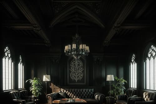 photo from pinterest of gothic-style interior designed (office interior) with office chairs and lounge chairs and windows and office desks and computer desks and desk lamps and seating area with sofa and plants. . . cinematic photo, highly detailed, cinematic lighting, ultra-detailed, ultrarealistic, photorealism, 8k. trending on pinterest. gothic interior design style. masterpiece, cinematic light, ultrarealistic+, photorealistic+, 8k, raw photo, realistic, sharp focus on eyes, (symmetrical eyes), (intact eyes), hyperrealistic, highest quality, best quality, , highly detailed, masterpiece, best quality, extremely detailed 8k wallpaper, masterpiece, best quality, ultra-detailed, best shadow, detailed background, detailed face, detailed eyes, high contrast, best illumination, detailed face, dulux, caustic, dynamic angle, detailed glow. dramatic lighting. highly detailed, insanely detailed hair, symmetrical, intricate details, professionally retouched, 8k high definition. strong bokeh. award winning photo.
