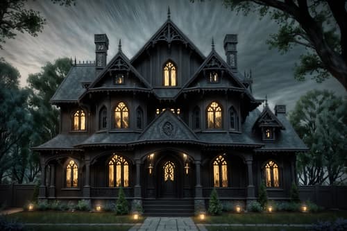photo from pinterest of gothic-style exterior designed (house exterior exterior) . . cinematic photo, highly detailed, cinematic lighting, ultra-detailed, ultrarealistic, photorealism, 8k. trending on pinterest. gothic exterior design style. masterpiece, cinematic light, ultrarealistic+, photorealistic+, 8k, raw photo, realistic, sharp focus on eyes, (symmetrical eyes), (intact eyes), hyperrealistic, highest quality, best quality, , highly detailed, masterpiece, best quality, extremely detailed 8k wallpaper, masterpiece, best quality, ultra-detailed, best shadow, detailed background, detailed face, detailed eyes, high contrast, best illumination, detailed face, dulux, caustic, dynamic angle, detailed glow. dramatic lighting. highly detailed, insanely detailed hair, symmetrical, intricate details, professionally retouched, 8k high definition. strong bokeh. award winning photo.