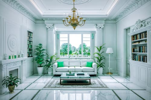 photo from pinterest of vaporwave-style interior designed (living room interior) with plant and electric lamps and bookshelves and televisions and coffee tables and sofa and furniture and chairs. . with neon glow and white square bathroom tiles and white square bathroom tiles and white roman statues, white roman sculptures, white roman columns, white roman pillars in the center of the room, and white roman statues, white roman sculptures, white roman columns, white roman pillars in the center of the room, and teal colors and palm trees and purple lights. . cinematic photo, highly detailed, cinematic lighting, ultra-detailed, ultrarealistic, photorealism, 8k. trending on pinterest. vaporwave interior design style. masterpiece, cinematic light, ultrarealistic+, photorealistic+, 8k, raw photo, realistic, sharp focus on eyes, (symmetrical eyes), (intact eyes), hyperrealistic, highest quality, best quality, , highly detailed, masterpiece, best quality, extremely detailed 8k wallpaper, masterpiece, best quality, ultra-detailed, best shadow, detailed background, detailed face, detailed eyes, high contrast, best illumination, detailed face, dulux, caustic, dynamic angle, detailed glow. dramatic lighting. highly detailed, insanely detailed hair, symmetrical, intricate details, professionally retouched, 8k high definition. strong bokeh. award winning photo.