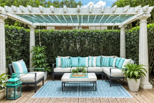 photo from pinterest of vaporwave-style designed (outdoor patio ) with plant and patio couch with pillows and deck with deck chairs and grass and barbeque or grill and plant. . with baby blue and white roman statues, white roman sculptures, white roman columns, white roman pillars in the center of the room, and japanese letters on wall and hanging plants and neon glow and white roman statues, white roman sculptures, white roman columns, white roman pillars in the center of the room, and 1980s retail shops and teal colors. . cinematic photo, highly detailed, cinematic lighting, ultra-detailed, ultrarealistic, photorealism, 8k. trending on pinterest. vaporwave design style. masterpiece, cinematic light, ultrarealistic+, photorealistic+, 8k, raw photo, realistic, sharp focus on eyes, (symmetrical eyes), (intact eyes), hyperrealistic, highest quality, best quality, , highly detailed, masterpiece, best quality, extremely detailed 8k wallpaper, masterpiece, best quality, ultra-detailed, best shadow, detailed background, detailed face, detailed eyes, high contrast, best illumination, detailed face, dulux, caustic, dynamic angle, detailed glow. dramatic lighting. highly detailed, insanely detailed hair, symmetrical, intricate details, professionally retouched, 8k high definition. strong bokeh. award winning photo.