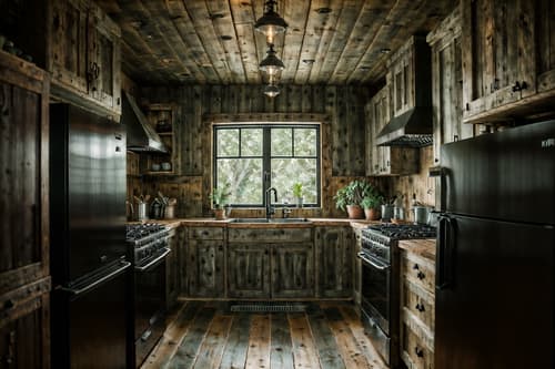 photo from pinterest of rustic-style interior designed (kitchen interior) with plant and worktops and stove and refrigerator and sink and kitchen cabinets and plant. . with . . cinematic photo, highly detailed, cinematic lighting, ultra-detailed, ultrarealistic, photorealism, 8k. trending on pinterest. rustic interior design style. masterpiece, cinematic light, ultrarealistic+, photorealistic+, 8k, raw photo, realistic, sharp focus on eyes, (symmetrical eyes), (intact eyes), hyperrealistic, highest quality, best quality, , highly detailed, masterpiece, best quality, extremely detailed 8k wallpaper, masterpiece, best quality, ultra-detailed, best shadow, detailed background, detailed face, detailed eyes, high contrast, best illumination, detailed face, dulux, caustic, dynamic angle, detailed glow. dramatic lighting. highly detailed, insanely detailed hair, symmetrical, intricate details, professionally retouched, 8k high definition. strong bokeh. award winning photo.