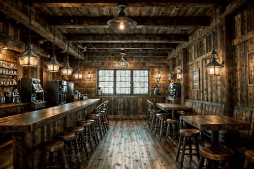 photo from pinterest of rustic-style interior designed (coffee shop interior) . with . . cinematic photo, highly detailed, cinematic lighting, ultra-detailed, ultrarealistic, photorealism, 8k. trending on pinterest. rustic interior design style. masterpiece, cinematic light, ultrarealistic+, photorealistic+, 8k, raw photo, realistic, sharp focus on eyes, (symmetrical eyes), (intact eyes), hyperrealistic, highest quality, best quality, , highly detailed, masterpiece, best quality, extremely detailed 8k wallpaper, masterpiece, best quality, ultra-detailed, best shadow, detailed background, detailed face, detailed eyes, high contrast, best illumination, detailed face, dulux, caustic, dynamic angle, detailed glow. dramatic lighting. highly detailed, insanely detailed hair, symmetrical, intricate details, professionally retouched, 8k high definition. strong bokeh. award winning photo.
