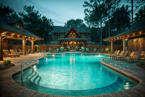 photo from pinterest of rustic-style designed (outdoor pool area ) with pool lounge chairs and pool lights and pool and pool lounge chairs. . with . . cinematic photo, highly detailed, cinematic lighting, ultra-detailed, ultrarealistic, photorealism, 8k. trending on pinterest. rustic design style. masterpiece, cinematic light, ultrarealistic+, photorealistic+, 8k, raw photo, realistic, sharp focus on eyes, (symmetrical eyes), (intact eyes), hyperrealistic, highest quality, best quality, , highly detailed, masterpiece, best quality, extremely detailed 8k wallpaper, masterpiece, best quality, ultra-detailed, best shadow, detailed background, detailed face, detailed eyes, high contrast, best illumination, detailed face, dulux, caustic, dynamic angle, detailed glow. dramatic lighting. highly detailed, insanely detailed hair, symmetrical, intricate details, professionally retouched, 8k high definition. strong bokeh. award winning photo.
