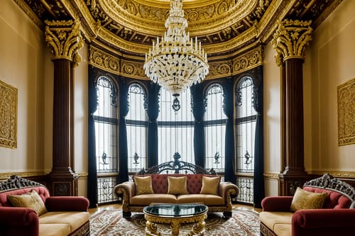 photo from pinterest of baroque-style interior designed (office interior) with seating area with sofa and computer desks and windows and office desks and office chairs and desk lamps and lounge chairs and plants. . with movement and crystal and glass accents and grandeur and twisted columns and intricate carvings and ornaments and sensuous richness and elaborate ornamentation and opulent and colossal furniture. . cinematic photo, highly detailed, cinematic lighting, ultra-detailed, ultrarealistic, photorealism, 8k. trending on pinterest. baroque interior design style. masterpiece, cinematic light, ultrarealistic+, photorealistic+, 8k, raw photo, realistic, sharp focus on eyes, (symmetrical eyes), (intact eyes), hyperrealistic, highest quality, best quality, , highly detailed, masterpiece, best quality, extremely detailed 8k wallpaper, masterpiece, best quality, ultra-detailed, best shadow, detailed background, detailed face, detailed eyes, high contrast, best illumination, detailed face, dulux, caustic, dynamic angle, detailed glow. dramatic lighting. highly detailed, insanely detailed hair, symmetrical, intricate details, professionally retouched, 8k high definition. strong bokeh. award winning photo.