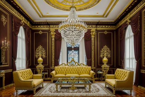 photo from pinterest of baroque-style interior designed (coworking space interior) with lounge chairs and office desks and office chairs and seating area with sofa and lounge chairs. . with dynamism and movement and crystal and glass accents and grandeur and tension and pedestal feet and elaborate ornamentation and intricate carvings and ornaments. . cinematic photo, highly detailed, cinematic lighting, ultra-detailed, ultrarealistic, photorealism, 8k. trending on pinterest. baroque interior design style. masterpiece, cinematic light, ultrarealistic+, photorealistic+, 8k, raw photo, realistic, sharp focus on eyes, (symmetrical eyes), (intact eyes), hyperrealistic, highest quality, best quality, , highly detailed, masterpiece, best quality, extremely detailed 8k wallpaper, masterpiece, best quality, ultra-detailed, best shadow, detailed background, detailed face, detailed eyes, high contrast, best illumination, detailed face, dulux, caustic, dynamic angle, detailed glow. dramatic lighting. highly detailed, insanely detailed hair, symmetrical, intricate details, professionally retouched, 8k high definition. strong bokeh. award winning photo.