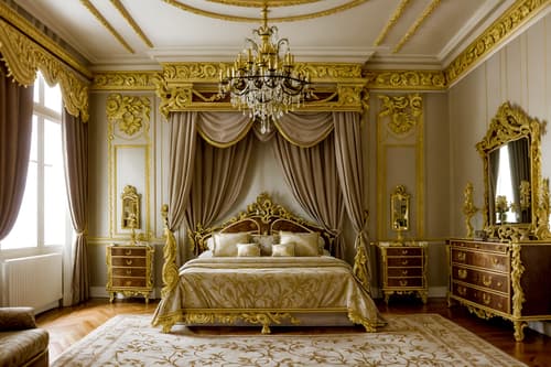 photo from pinterest of baroque-style interior designed (kids room interior) with plant and mirror and headboard and bed and accent chair and bedside table or night stand and kids desk and dresser closet. . with heavy moldings and twisted columns and opulent and colossal furniture and sensuous richness and elaborate ornamentation and drama and pedestal feet and tension. . cinematic photo, highly detailed, cinematic lighting, ultra-detailed, ultrarealistic, photorealism, 8k. trending on pinterest. baroque interior design style. masterpiece, cinematic light, ultrarealistic+, photorealistic+, 8k, raw photo, realistic, sharp focus on eyes, (symmetrical eyes), (intact eyes), hyperrealistic, highest quality, best quality, , highly detailed, masterpiece, best quality, extremely detailed 8k wallpaper, masterpiece, best quality, ultra-detailed, best shadow, detailed background, detailed face, detailed eyes, high contrast, best illumination, detailed face, dulux, caustic, dynamic angle, detailed glow. dramatic lighting. highly detailed, insanely detailed hair, symmetrical, intricate details, professionally retouched, 8k high definition. strong bokeh. award winning photo.