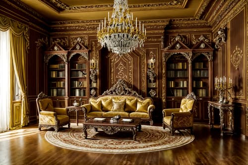 photo from pinterest of baroque-style interior designed (kitchen living combo interior) with sink and sofa and bookshelves and occasional tables and televisions and electric lamps and chairs and coffee tables. . with elaborate ornamentation and emotional exuberance and sensuous richness and tension and drama and intricate carvings and ornaments and heavy moldings and grandeur. . cinematic photo, highly detailed, cinematic lighting, ultra-detailed, ultrarealistic, photorealism, 8k. trending on pinterest. baroque interior design style. masterpiece, cinematic light, ultrarealistic+, photorealistic+, 8k, raw photo, realistic, sharp focus on eyes, (symmetrical eyes), (intact eyes), hyperrealistic, highest quality, best quality, , highly detailed, masterpiece, best quality, extremely detailed 8k wallpaper, masterpiece, best quality, ultra-detailed, best shadow, detailed background, detailed face, detailed eyes, high contrast, best illumination, detailed face, dulux, caustic, dynamic angle, detailed glow. dramatic lighting. highly detailed, insanely detailed hair, symmetrical, intricate details, professionally retouched, 8k high definition. strong bokeh. award winning photo.