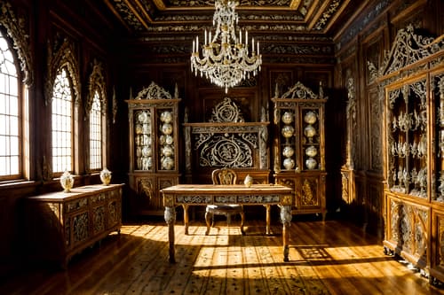 photo from pinterest of baroque-style interior designed (workshop interior) with wooden workbench and tool wall and messy and wooden workbench. . with crystal and glass accents and heavy moldings and luxurious floral and damask fabrics and drama and intricate carvings and ornaments and elaborate ornamentation and movement and grandeur. . cinematic photo, highly detailed, cinematic lighting, ultra-detailed, ultrarealistic, photorealism, 8k. trending on pinterest. baroque interior design style. masterpiece, cinematic light, ultrarealistic+, photorealistic+, 8k, raw photo, realistic, sharp focus on eyes, (symmetrical eyes), (intact eyes), hyperrealistic, highest quality, best quality, , highly detailed, masterpiece, best quality, extremely detailed 8k wallpaper, masterpiece, best quality, ultra-detailed, best shadow, detailed background, detailed face, detailed eyes, high contrast, best illumination, detailed face, dulux, caustic, dynamic angle, detailed glow. dramatic lighting. highly detailed, insanely detailed hair, symmetrical, intricate details, professionally retouched, 8k high definition. strong bokeh. award winning photo.
